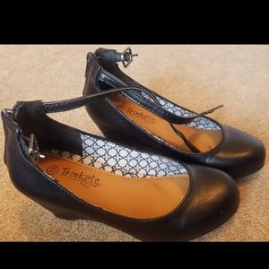 Black high heels for girls size 13
